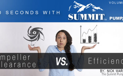 60 Seconds with Summit Pump: Vol 3-6 Impeller Clearance vs Efficiency